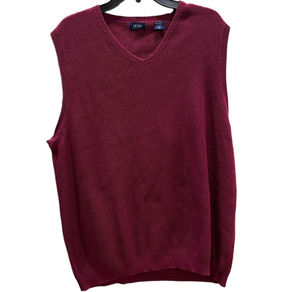Price Drop! Vintage 90’s Izod V-Neck Sweater Vest size XL